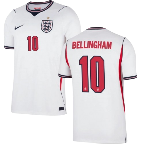 England BELLINGHAM #10 Home World Cup 2026 Jersey White Men's