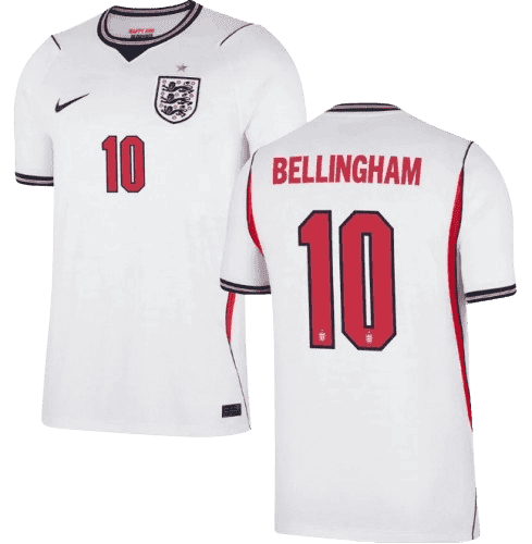 England BELLINGHAM #10 Home World Cup 2026 Jersey White Men's