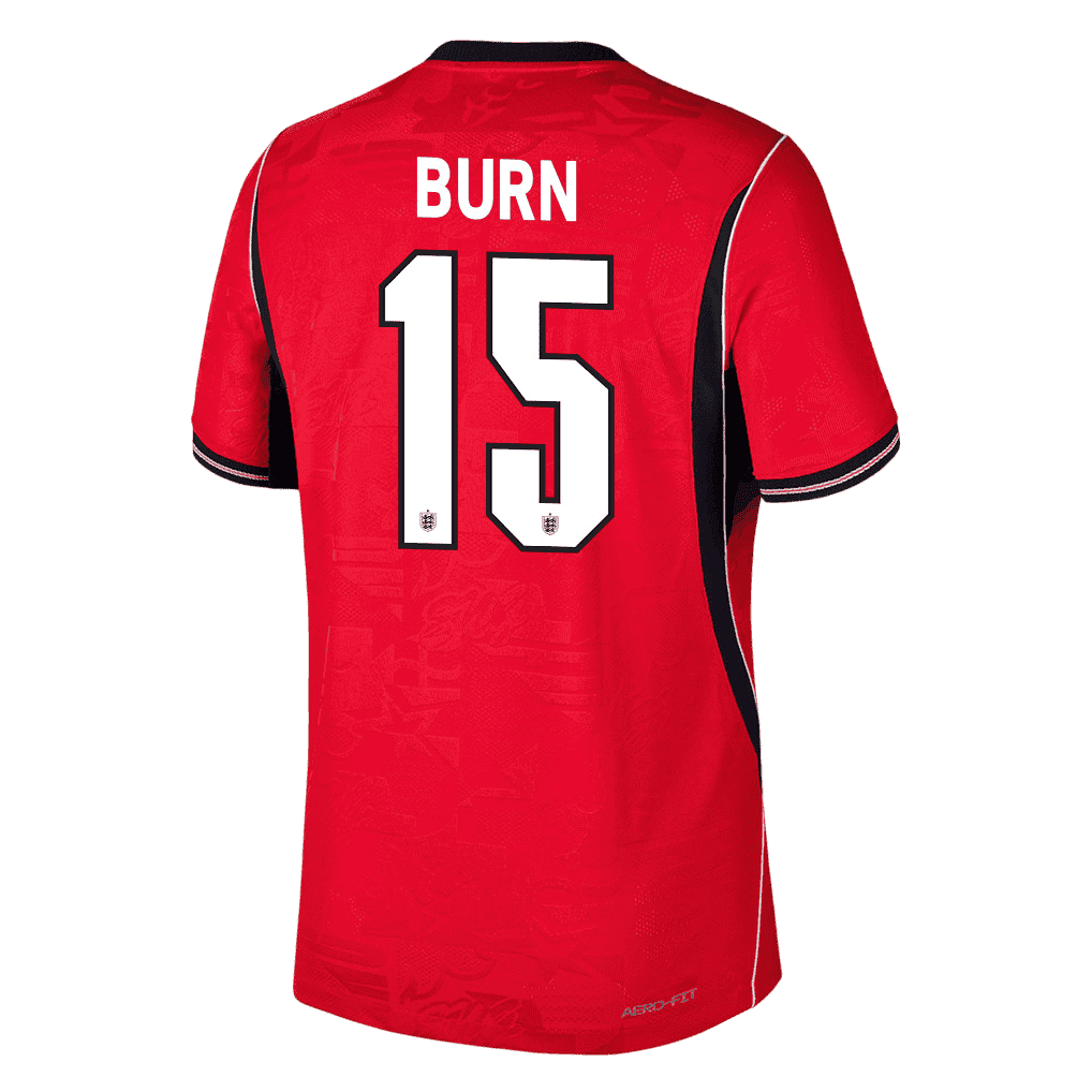 England BURN #15 Away World Cup 2026 Jersey Red Men's