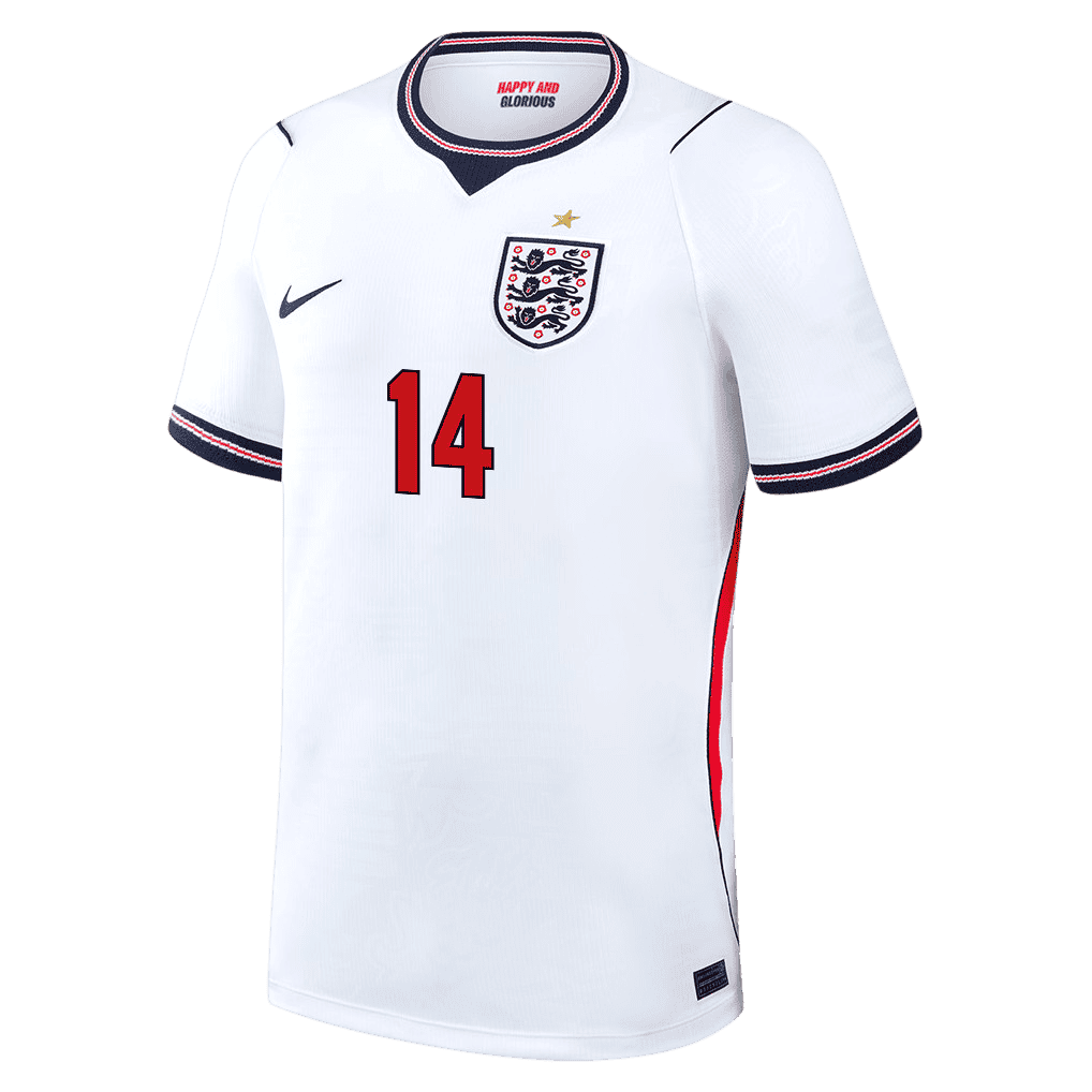 England HENDERSON #14 Home World Cup 2026 Jersey White Men's