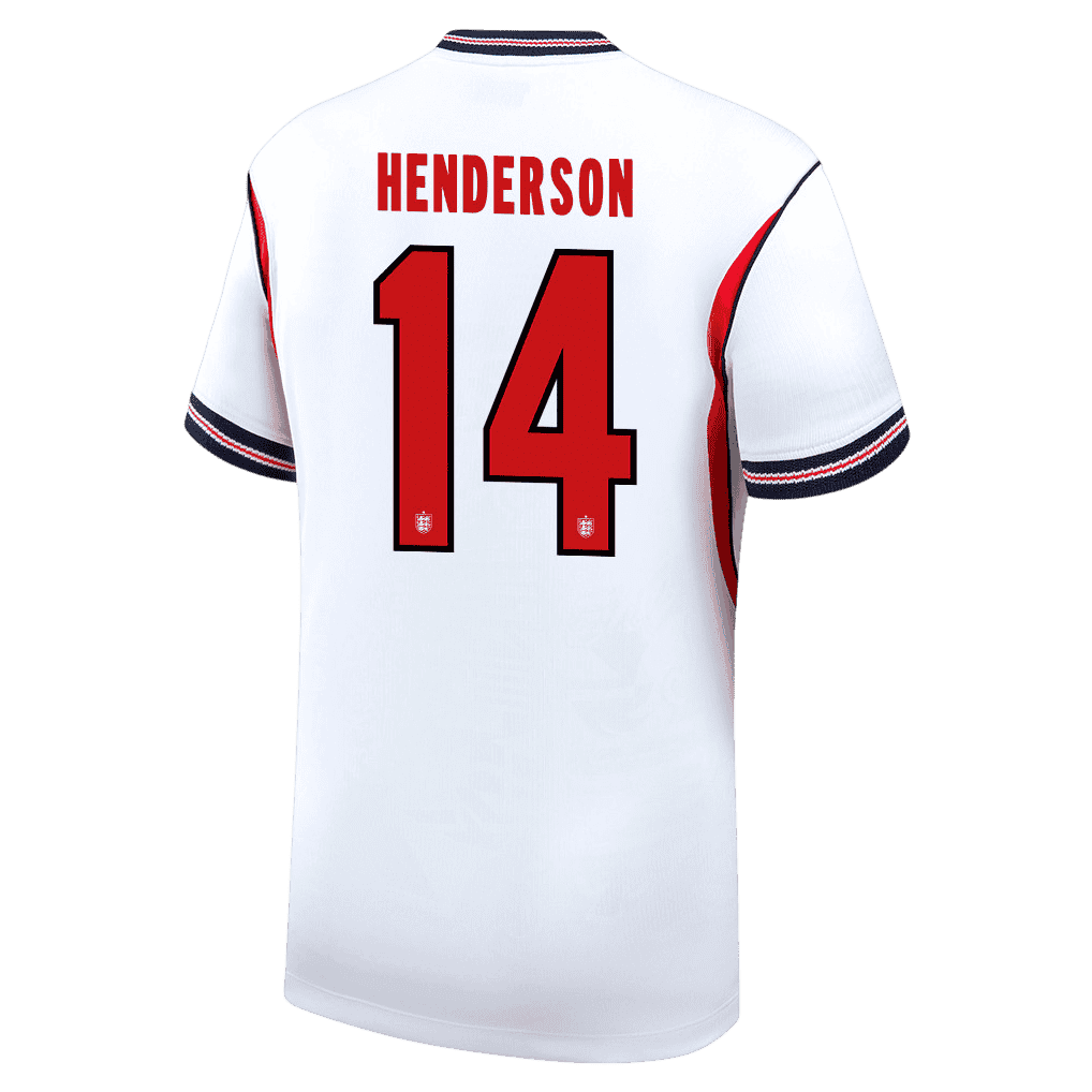 England HENDERSON #14 Home World Cup 2026 Jersey White Men's