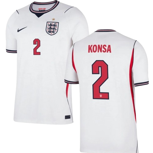 England KONSA #2 Home World Cup 2026 Jersey White Men's