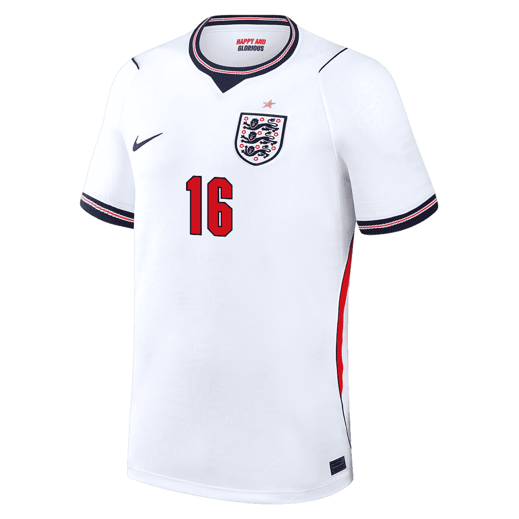 England MAINOO #16 Home World Cup 2026 Jersey White Men's
