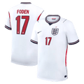 England PHIL FODEN #17 Home World Cup 2026 Jersey White Men's