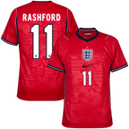 England RASHFORD #11 Away World Cup 2026 Jersey Red Men's