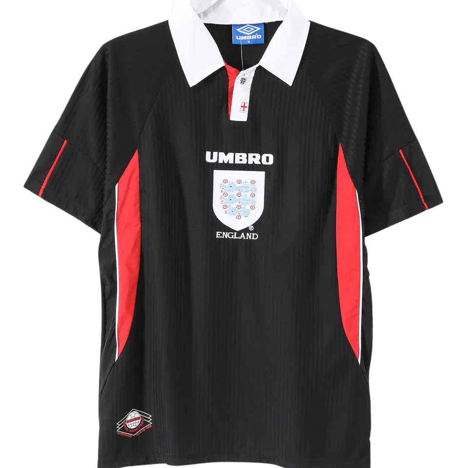 England Retro Away Jersey 1998 Black Men's
