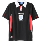 England Retro Away Jersey 1998 Black Men's