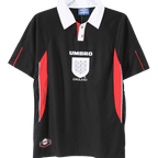 England Retro Away Jersey 1998 Black Men's