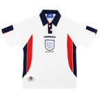 England Retro Home Jersey 1998 White Men's