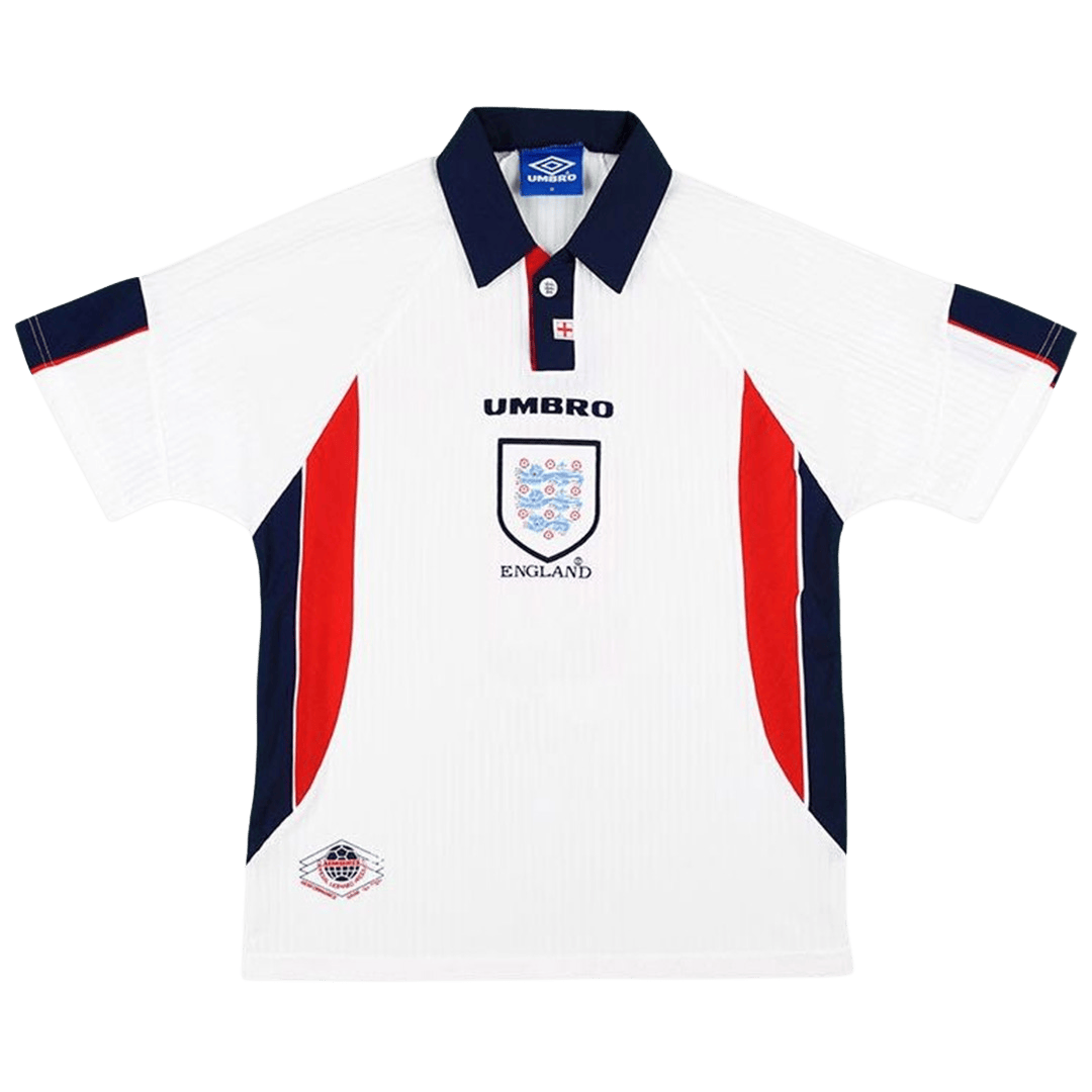 England Retro Home Jersey 1998 White Men's