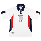 England Retro Home Jersey 1998 White Men's