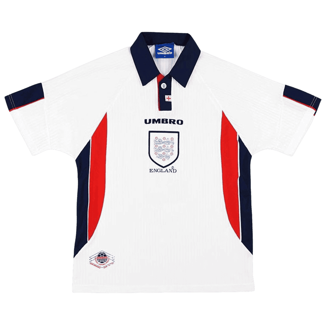 England Retro Home Jersey 1998 White Men's