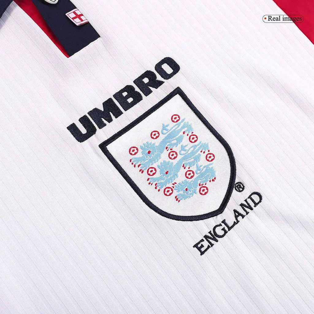 England Retro Home Jersey 1998 White Men's