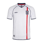 England Retro Home Jersey 2002 White Men's