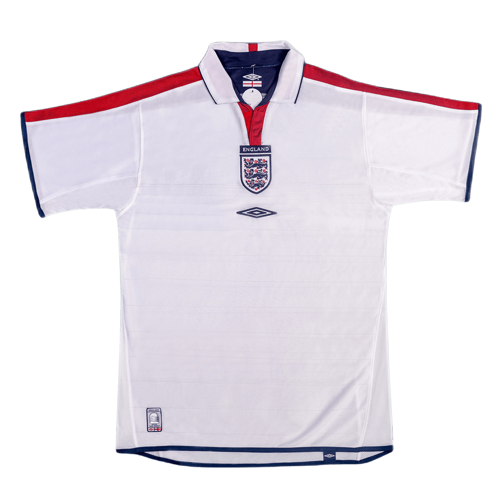 England Retro Home Jersey 2004 White Men's