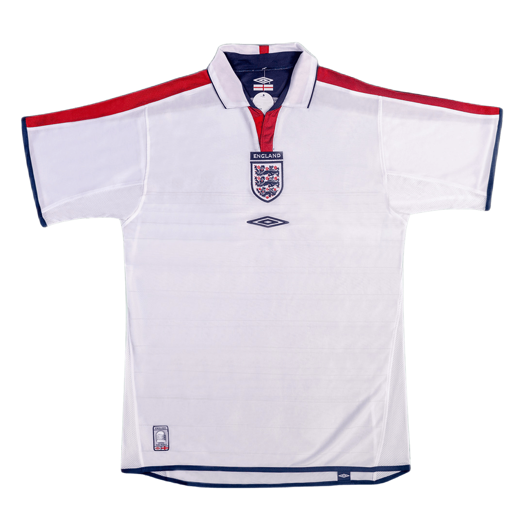 England Retro Home Jersey 2004 White Men's