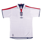 England Retro Home Jersey 2004 White Men's