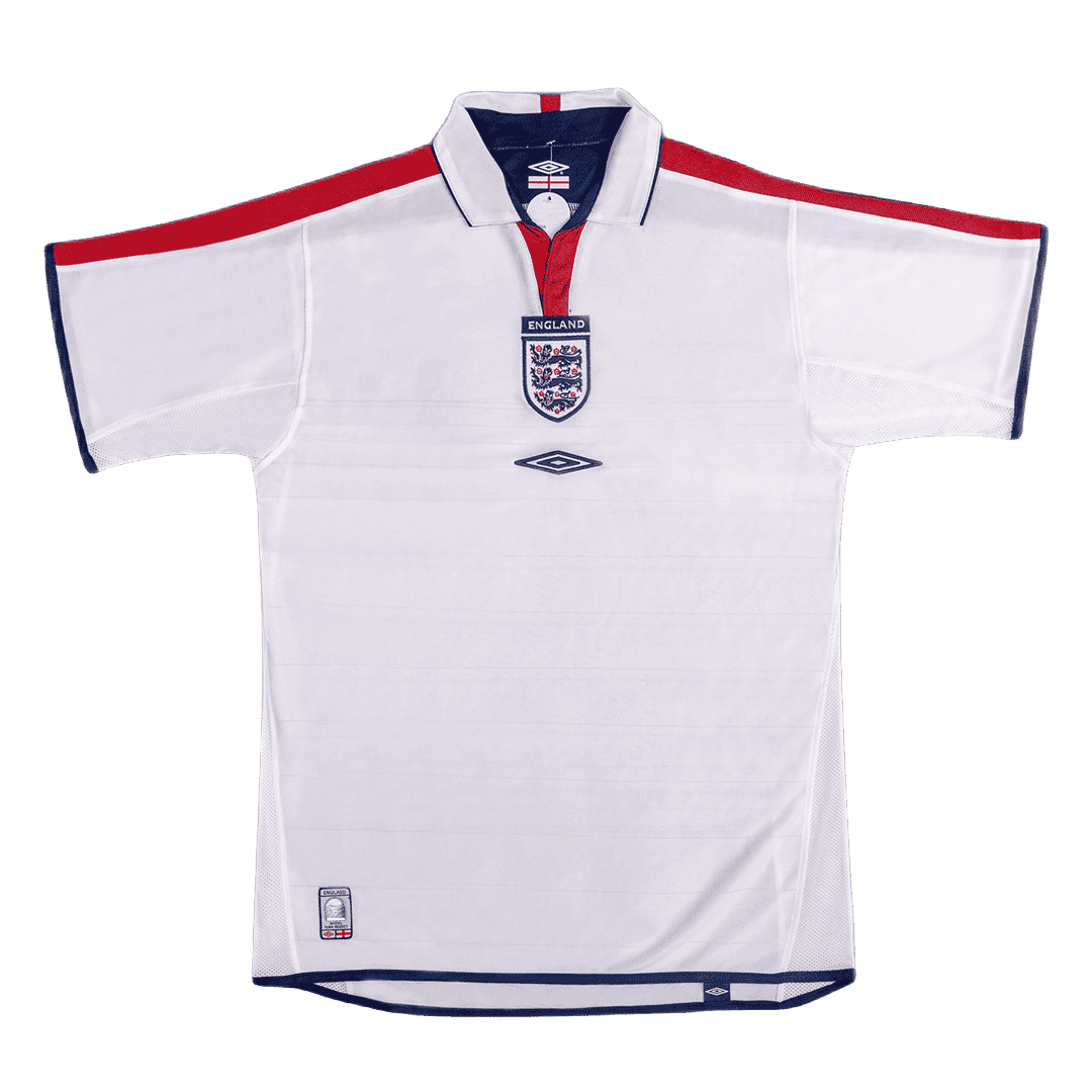 England Retro Home Jersey 2004 White Men's