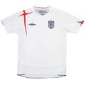 England Retro Home Jersey 2006 White Men's