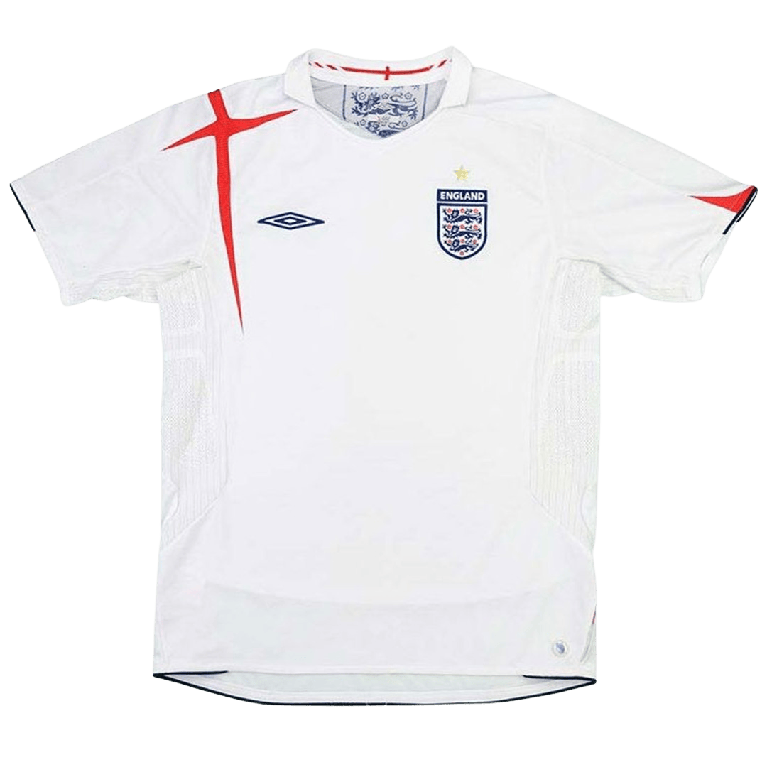 England Retro Home Jersey 2006 White Men's