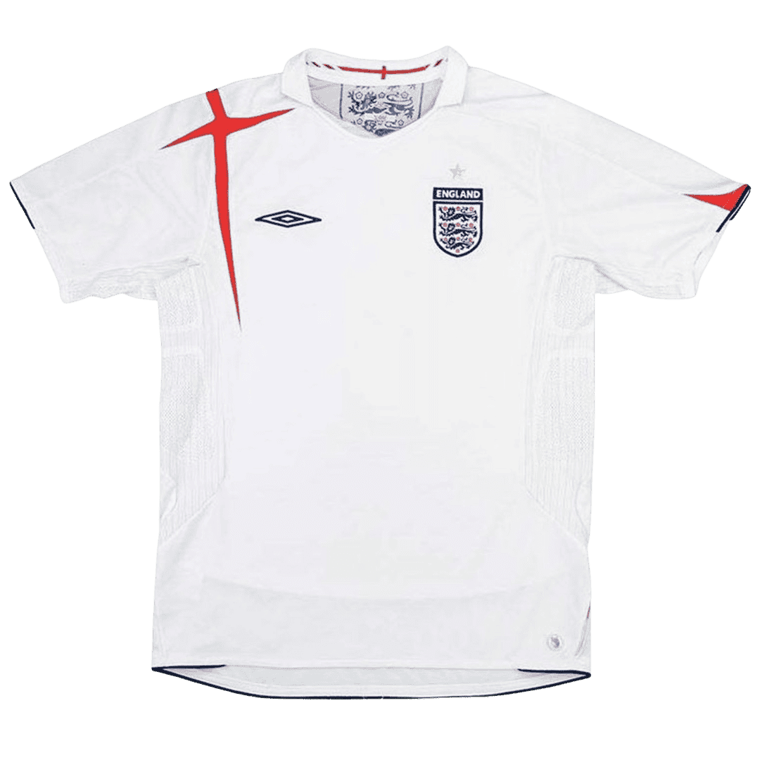 England Retro Home Jersey 2006 White Men's