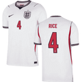 England RICE #4 Home World Cup 2026 Jersey White Men's