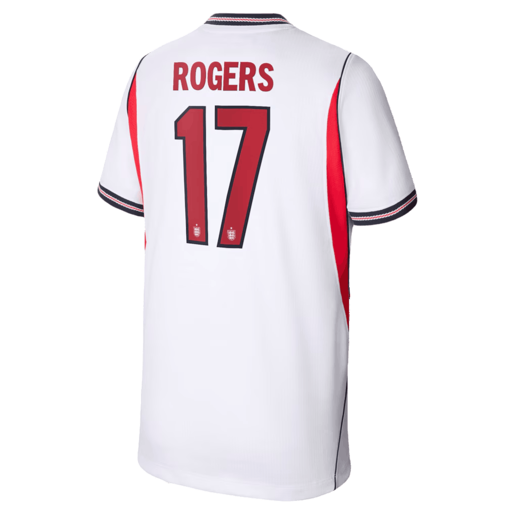 England ROGERS #17 Home World Cup 2026 Jersey White Men's