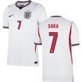 England SAKA #7 Home World Cup 2026 Jersey White Men's