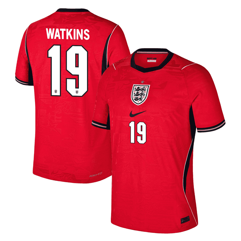 England WATKINS #19 Away World Cup 2026 Jersey Red Men's