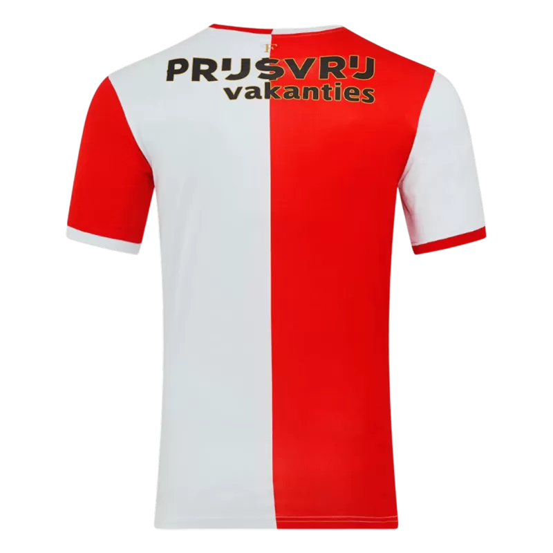 Feyenoord Home 2025/26 Jersey Red & White Men's