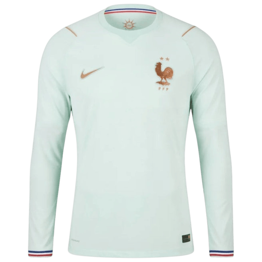 France Away World Cup 2026 Long Sleeve Jersey Light Blue Men's