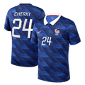 France CHERKI #24 Home World Cup 2026 Jersey Blue Men's