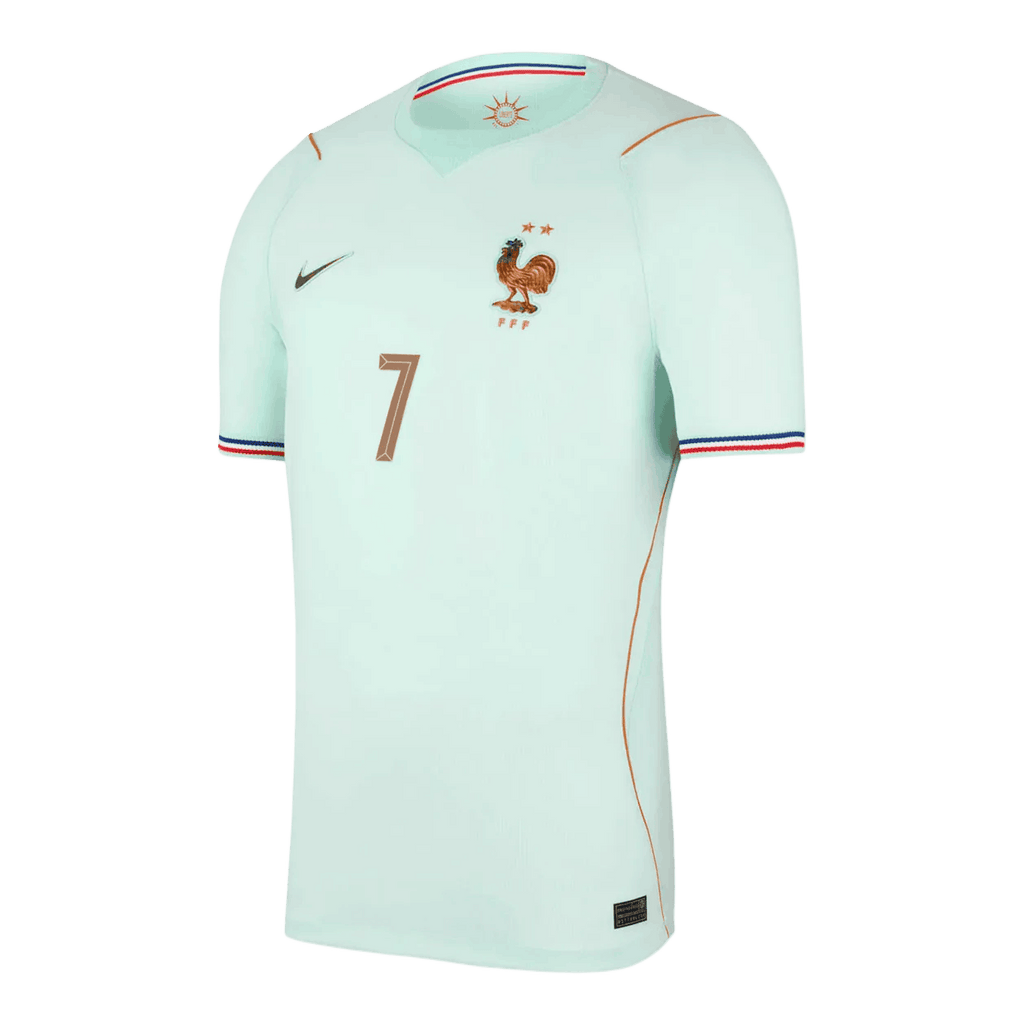 France DEMBELE #7 Away World Cup 2026 Jersey Light Blue Men's