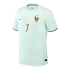 France DEMBELE #7 Away World Cup 2026 Jersey Player's Version Light Blue Men's
