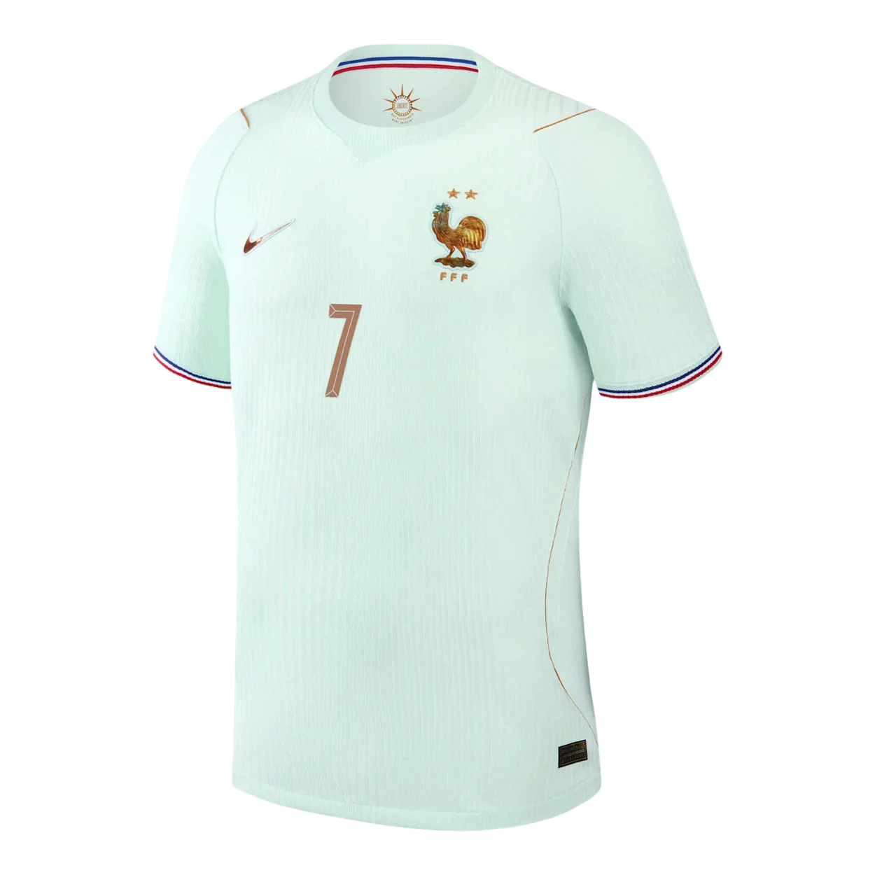 France DEMBELE #7 Away World Cup 2026 Jersey Player's Version Light Blue Men's