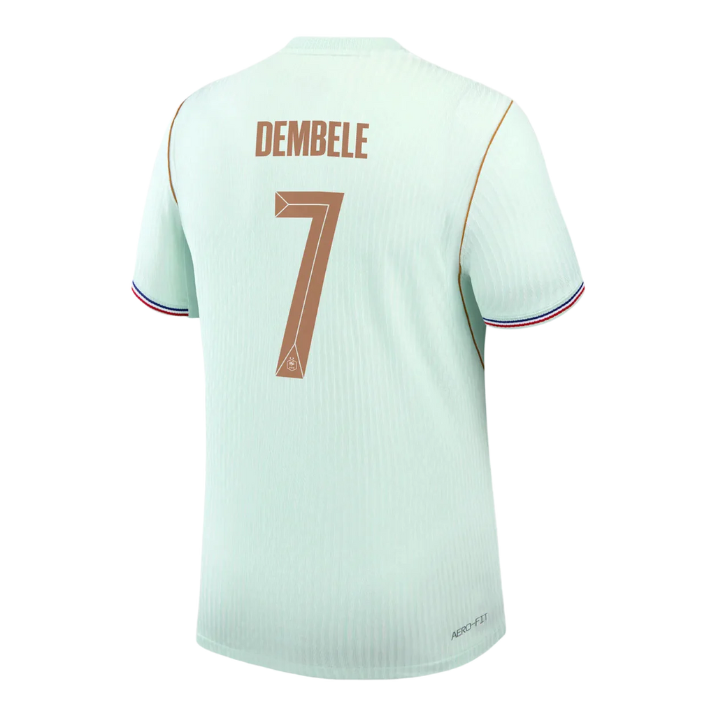 France DEMBELE #7 Away World Cup 2026 Jersey Player's Version Light Blue Men's