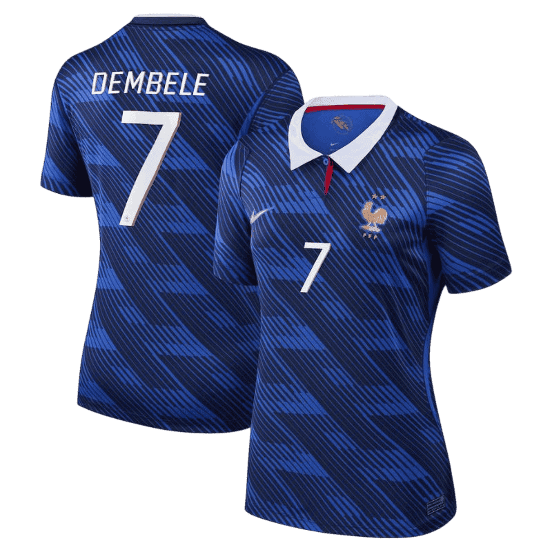 France DEMBELE #7 Home World Cup 2026 Jersey Blue Women's