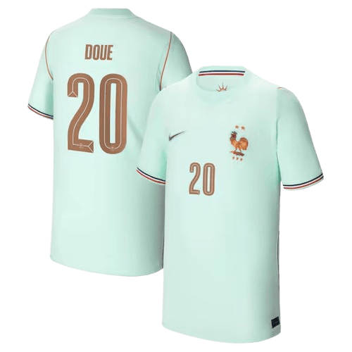 France DOUE #20 Away World Cup 2026 Jersey Light Blue Men's