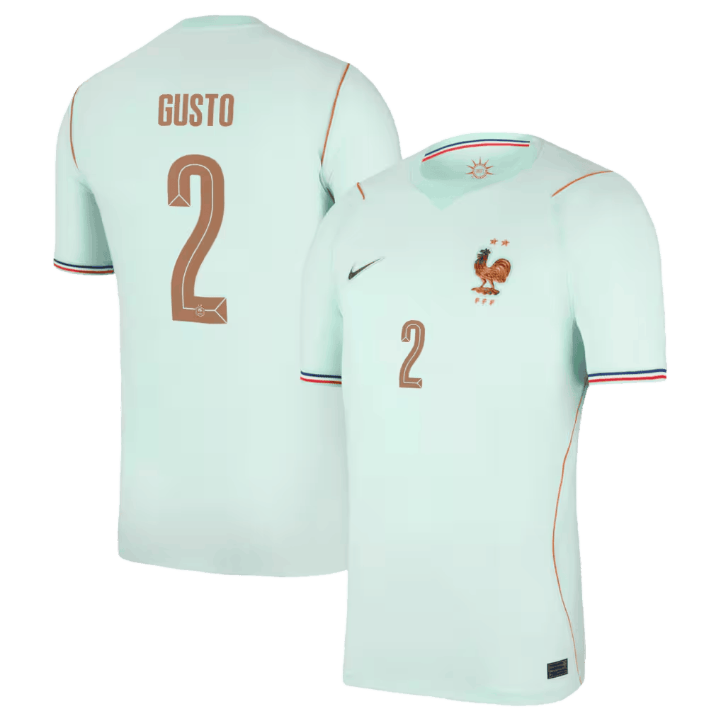 France GUSTO #2 Away World Cup 2026 Jersey Light Blue Men's