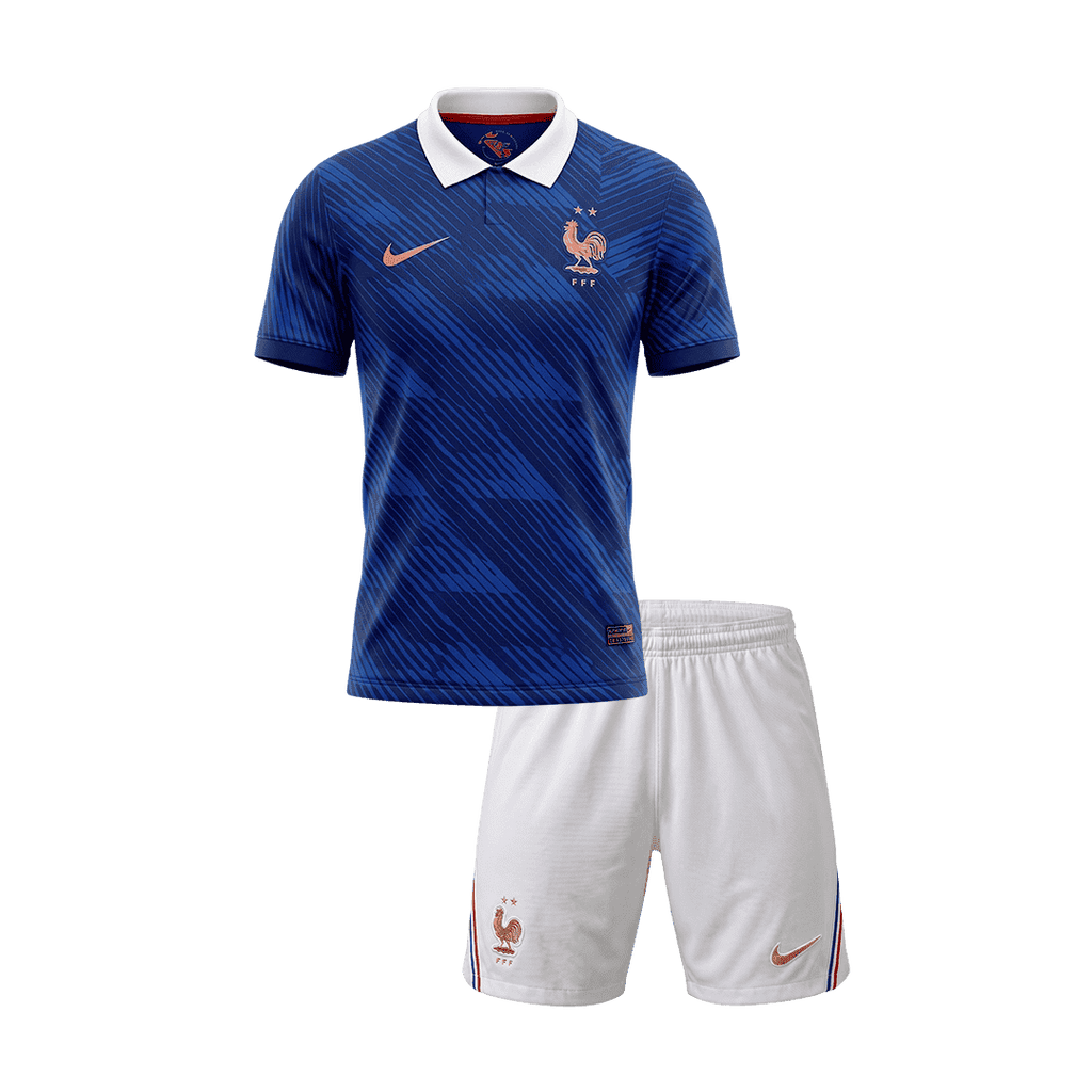France Home World Cup 2026 Kit Blue Kids
