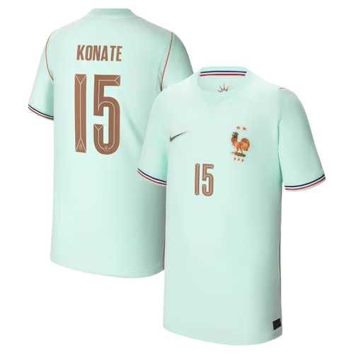 France KONATE #15 Away World Cup 2026 Jersey Light Blue Men's