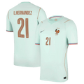 France L.HERNANDEZ #21 Away World Cup 2026 Jersey Light Blue Men's