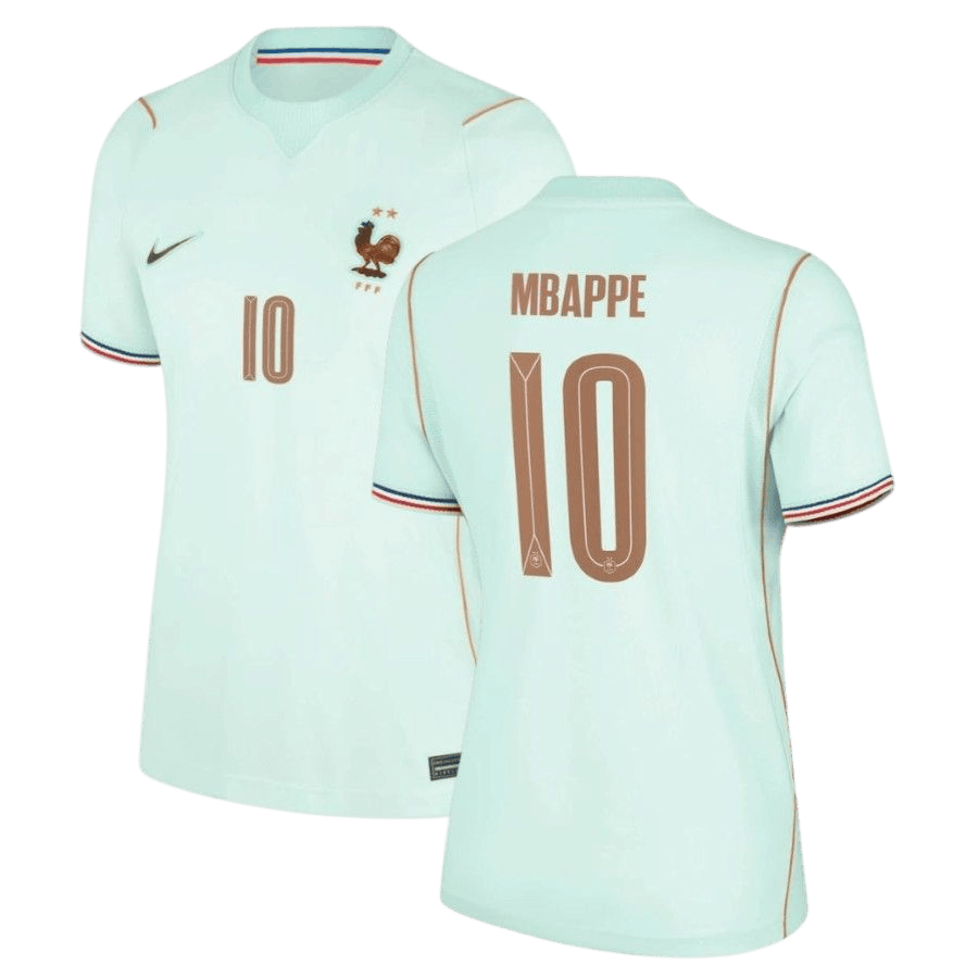 France MBAPPE #10 Away World Cup 2026 Jersey Light Blue Women's