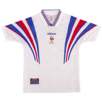France Retro Away Jersey 1996 White Men's