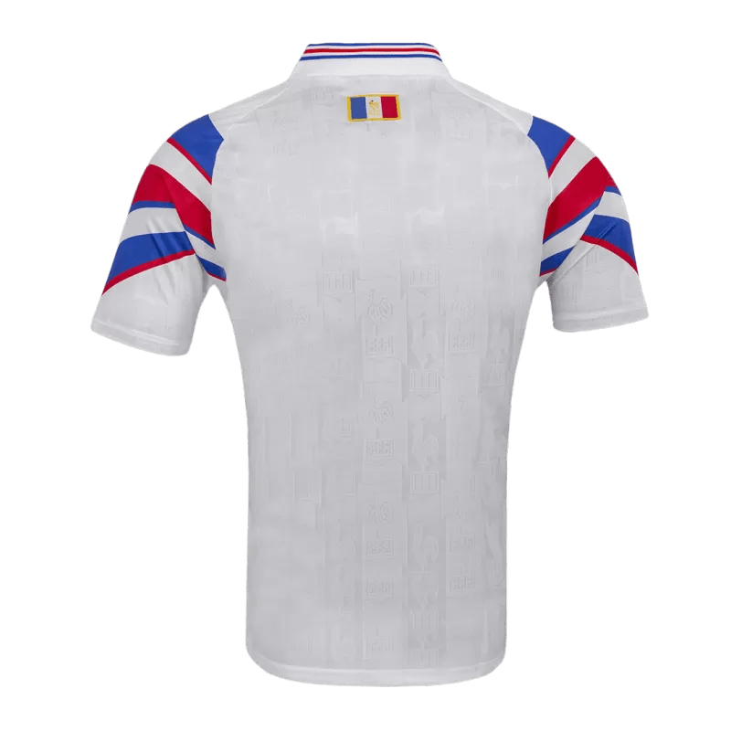 France Retro Away Jersey 1996 White Men's