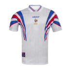 France Retro Away Jersey 1996 White Men's