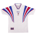 France Retro Away Jersey 1996 White Men's