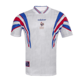 France Retro Away Jersey 1996 White Men's