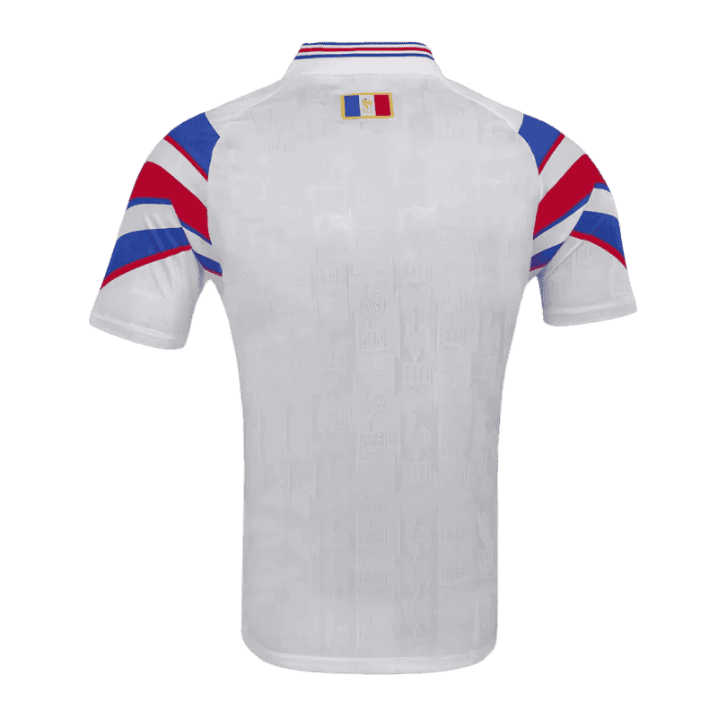 France Retro Away Jersey 1996 White Men's
