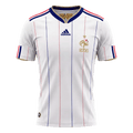 France Retro Away Jersey 2010 White Men's
